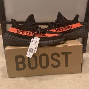 Black and red adidas yeezy
